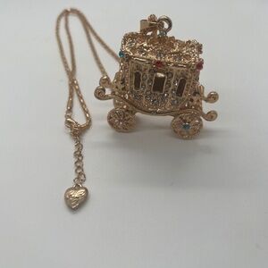 Coach necklace Betsey Johnson heart